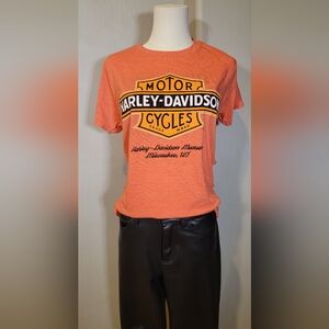 Upcycled Harley-Davidson Bar and Shield logo, size XL